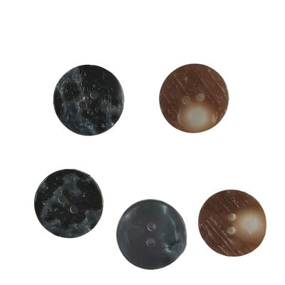 Natural Pattern Shell Natural Material Buttons Two Hole 0.2g For Knitting Sewing And Handiwork