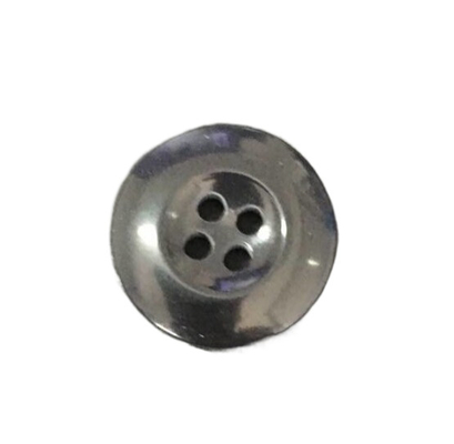 Matt Grey Melamine Buttons In 30L Round Shape Lightweight Durable
