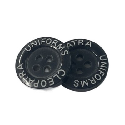 High Temperature Resistance Navy Color Urea Buttons 24L With Four Hole