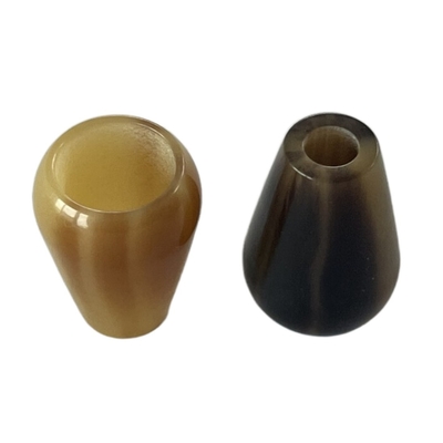 Fancy Plastic Cord Ends Buttons With Horn Effect Customized Size And Colour Use On Hoodie DIY Material