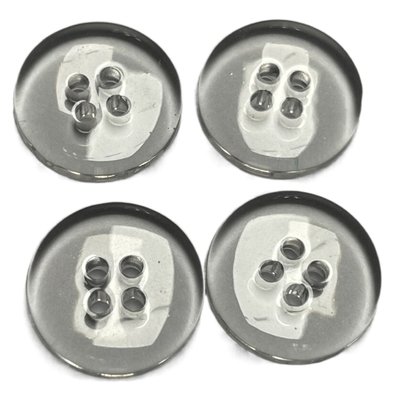 Transparent Design 24L 4 Hole Plastic Buttons Double Face Spray Shinny Oil For Clothes