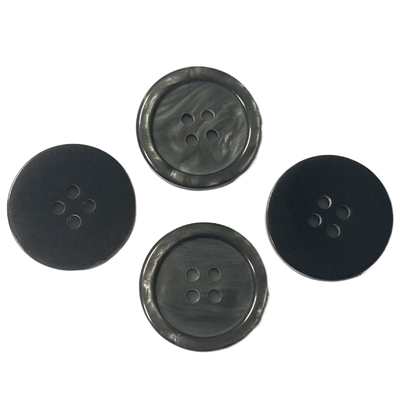 Faux MOP Shirt Buttons With 4 Hole In 42L Use For DIY Sewing Accessories