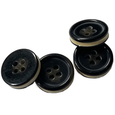 Special Edge On Yellow Color Plastic Coat Buttons 28L Use For Coat Sweater