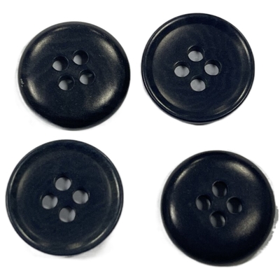 32L Coat Sewing Natural Material Buttons / Black Corozo Buttons