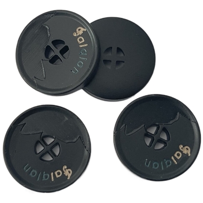 Fancy Chalk Plastic Shirt Buttons 4 Triangle Holes For Shirt Sewing Garment
