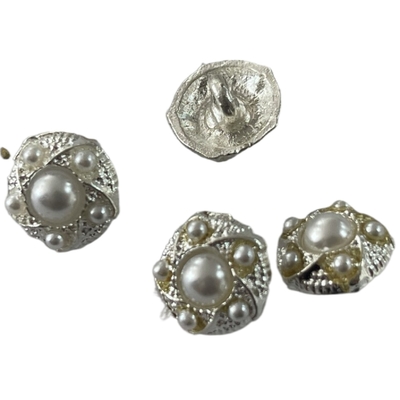 Pearl Metal Shank MOP Shirt Buttons Use For DIY Sewing Accessories