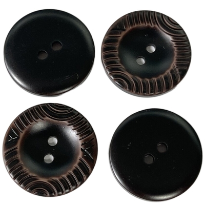 Jacket 2-Holes Polyester Buttons 42L Special Design On Rim