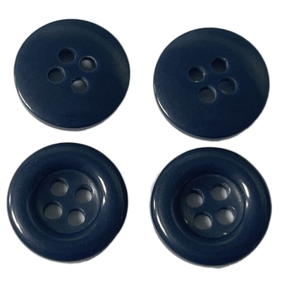 Dark Blue 20L Urea Buttons For Luxury Clothing Fireman Uniform
