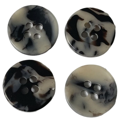 Outerwear Jacket Marble Effect Polyester Buttons 4 Holes 32L