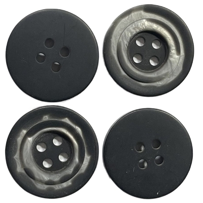34.3mm Imitation Horn Buttons With 4 Hole Use For Coat Outerwear