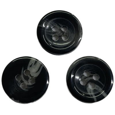 Sweater 4 Holes 22L Imitation Horn Buttons Full Shiny