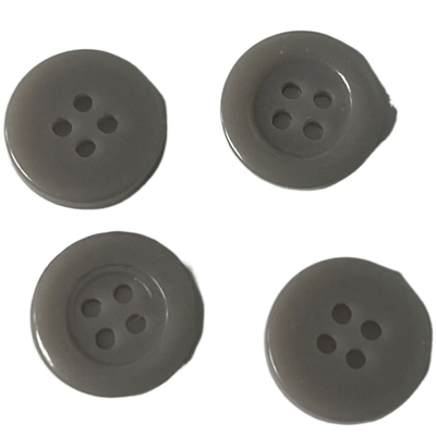 Grey Color Urea Buttons 15mm Use On Fireman Clothes Sewing Shirt