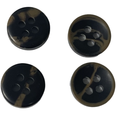 Polyester Imitation Horn Buttons 16L Use For Jacket Shirt