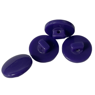 Purple Color Resin Shank Buttons 20L Use On Sewing Shirt Garments