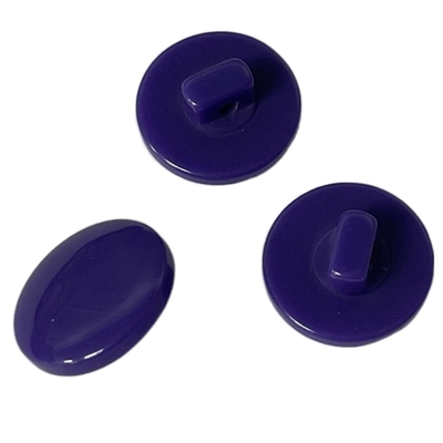 Purple Color Resin Shank Buttons 20L Use On Sewing Shirt Garments