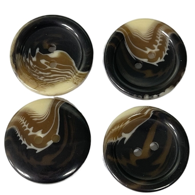 Imitation Rock Plastic Coat Buttons 4Holes 25mm Use For Coat Jacket Sweater
