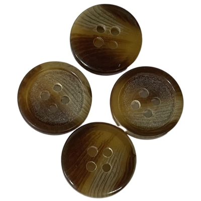 24L  Polyester Buttons With Imitation Horn Effect Use On Jacket Coat