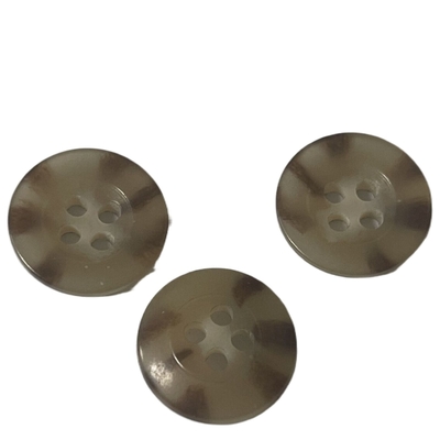 Beige Urea Buttons Use On Fireman Uniform Clothing Shirt 12mm Size