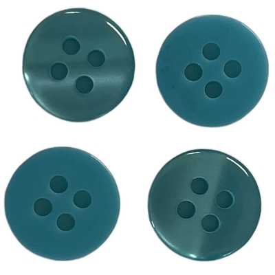 16L Shirt Buttons with chalk back green color Use On Shirt Clothing